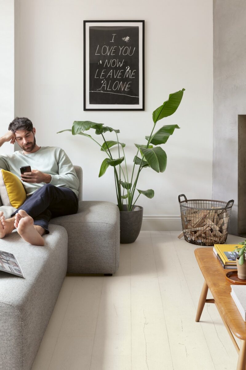 Laminat | Painted oak white