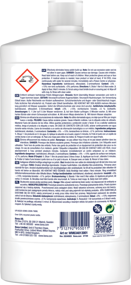 Bona Floor Polish Remover